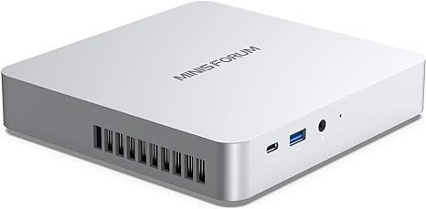 MINISFORUM EliteMini TH60 Mini PC Intel Core i5-11400H, 16GB RAM, SSD PCIe 512GB, Wi-Fi 6E/BT5.2, USB-C, HDMI, DisplayPort, RJ45 2.5G, Slot PCIe 4.0, 5X USB Port,Mini Desktop Computer for Business