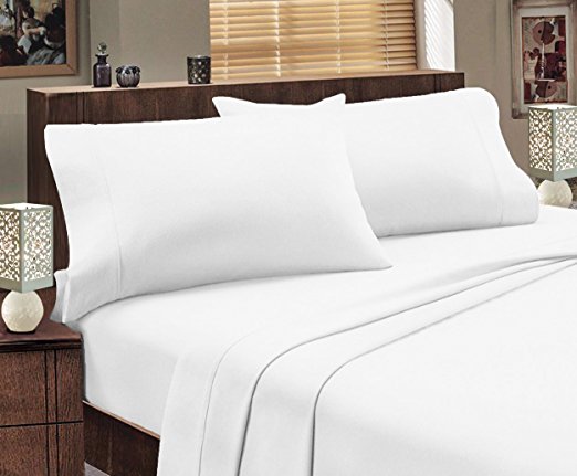 Mayfair Linen Hotel Collection 100% Egyptian Cotton- Genuine 800Tc Sheet Set Twin Extra-Long White