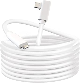 Oculus Quest Link Cable 16ft(5m), Yoobao USB C to C Cable USB 3.2 High Speed Data Transfer & Fast Charging Compatible with Oculus Quest VR Headset and Quest 2 - White