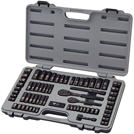 STANLEY(R) 92-824HB 69-Piece Black Chrome Mechanics Tool Set