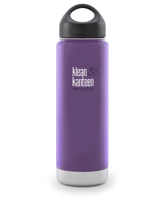 Klean Kanteen Wide Insulated Stainless Steel Bottle With Loop Cap (20-Ounce)