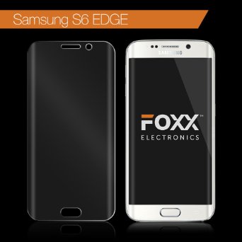 Samsung S6 Edge Super Tough Screen Protector Excellent Fitting Premium 3H Tough Screen Protector Featuring Anti-scratch Anti-fingerprint Bubble Free Pressure-resistant Features By Foxx Electronics