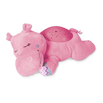 Summer Infant Slumber Buddies Projection and Melodies Soother Dozing Hippo, Pink