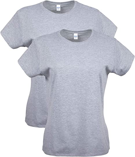 Gildan Women's Softstyle Cotton T-Shirt, Style G64000l, 2-Pack