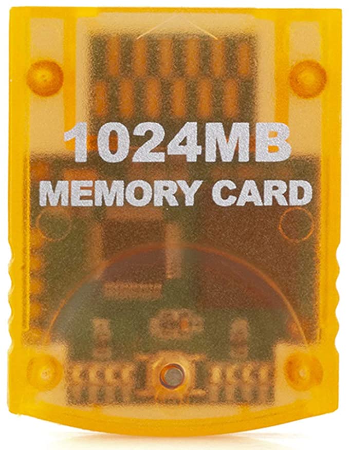 RGEEK 1024MB(16344 Blocks) High Speed Game Memory Card Compatible for Wii Gamecube.