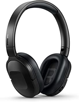 Philips H6506 On-Ear Wireless Headphones with Active Noise Canceling (ANC) and Multipoint Bluetooth Connection, TAH6506BK