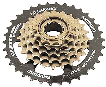 SHIMANO 6-Speed Tourney Bicycle Freewheel Replacement Cluster - MF-TZ