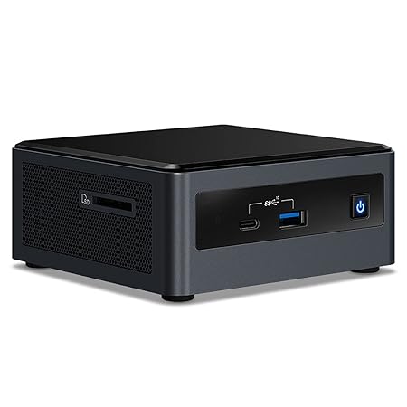 Intel Nuc 10 Nuc10I5Fnhn Performance Kit,Barebone-Intel Core I5 Processor (Without Ram Ssd,No Cord)Windows 10 Pro,Intel,Black