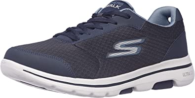 Skechers Mens Gowalk 5 Qualify - Athletic Mesh Lace Up Performance Walking Shoe Sneaker