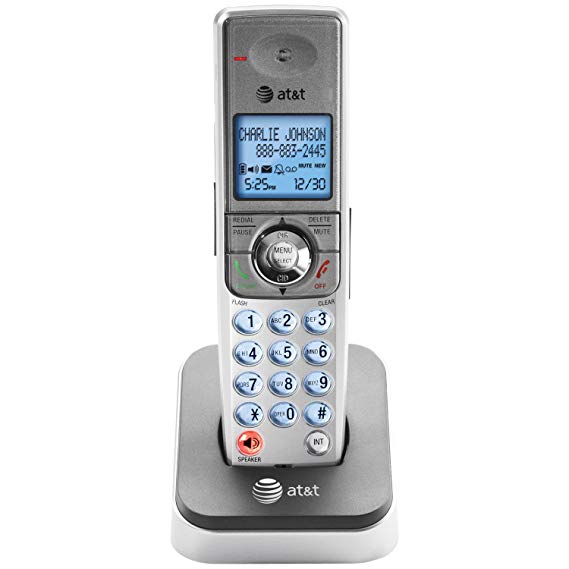 AT&T SL80108 DECT 6.0 Digital Cordless Expansion Handset (Titanium and Carbonite)