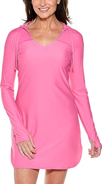 Coolibar UPF 50  Women's Seacoast Swim Cover-Up Dress - Sun Protective