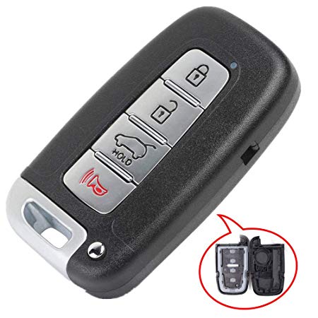 Beefunny Replacement Smart Remote Car Key Shell Case Fob 4 Button for Hyundai Kia SY5HMFNA04 B106 Blade (1)