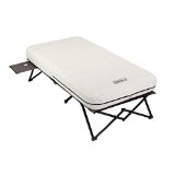 Coleman Twin Airbed Cot with Side Table and 4D Battery Pump