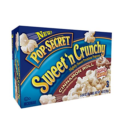 Pop Secret Sweet and Crunchy Cinnamon Roll, 7.92 Ounce