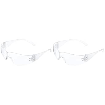 3M Virtua Safety Glasses, Anti-Scratch, Clear Lens, 71500-00001 (Pack of 2)