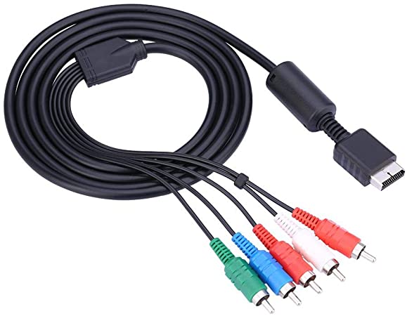 Pomya Component AV Cable, Multi-to-Component AV Audio/Video Cable for Sony Playstation PS2 PS3
