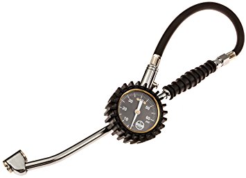 Tire Pressure Gauge Pro Edition - By Federico's Car Care 0-60psi - Analog Dial Face - For Your Car, Truck, Bicycle, or Motorcycle. Great Gift Idea For Dad