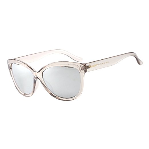Vseegrs Cateye Retro Sunglasses for Women Girls UV Protection Eyewear