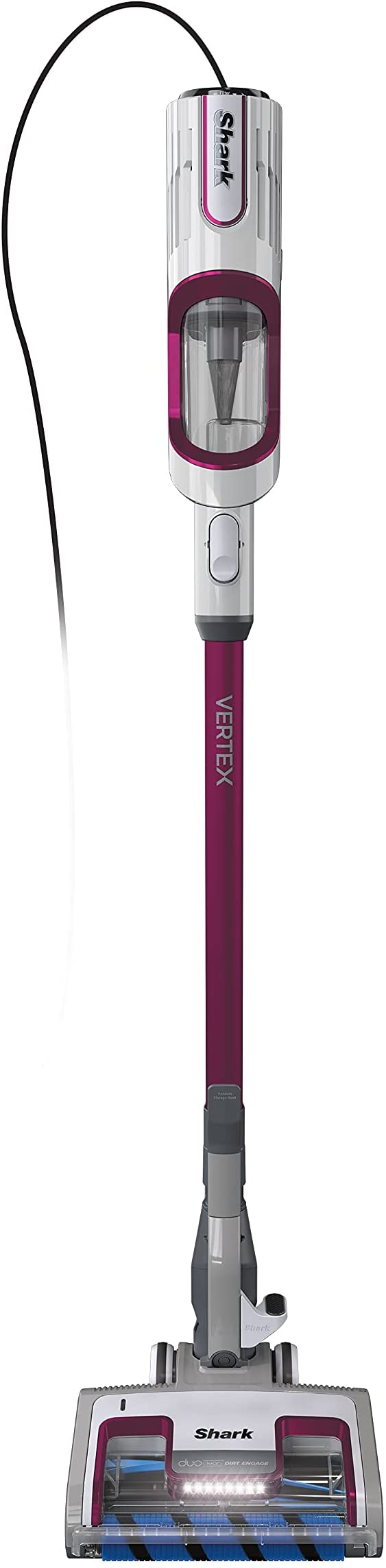 Shark HZ2000C Vertex Ultralight DuoClean PowerFins Corded Stick Vacuum with Self-Cleaning Brushroll, Magenta (Canadian Version)