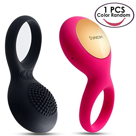 SVAKOM Tyler Powerful Vi+bratin-g Co+ck R+ing Male Pen+is Rin+g 100% Waterproof Silicon Rechargeable Cli+toral Sti+mulator Se+x Toys For Couples Lovers