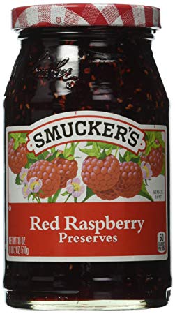 Smucker's Red Raspberry Preserves, 18 Ounce