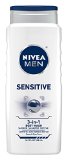 NIVEA MEN Sensitive 3-in-1 Body Wash 169 oz Bottle Pack of 3