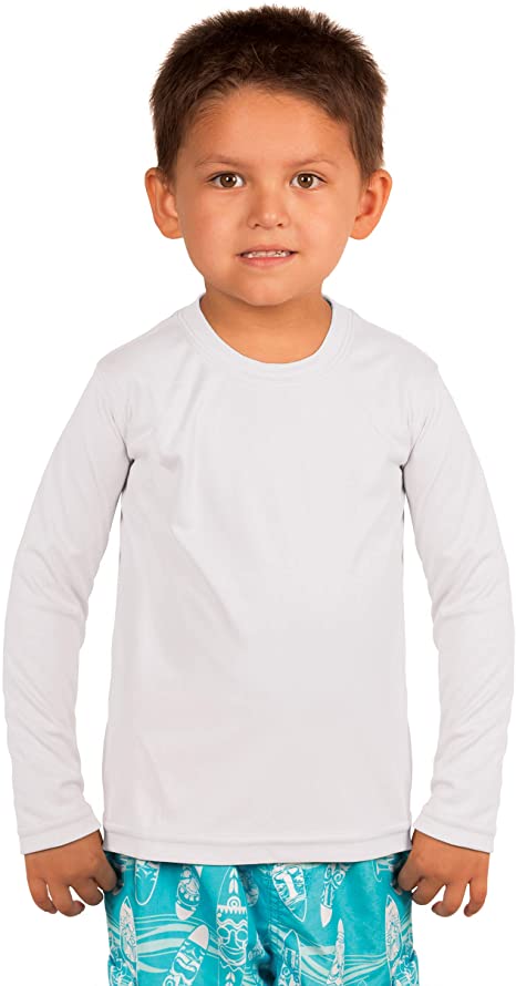 Vapor Apparel Toddler UPF 50  UV Sun Protection Long Sleeve Performance T-Shirt for Sports and Outdoor Lifestyle