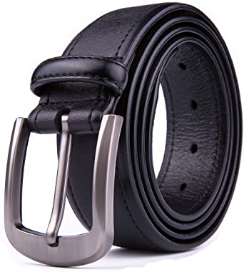 Mens Genuine Leather Belts, Handmade, 40MM & 35MM Width Strap - Design for Dress & Casual