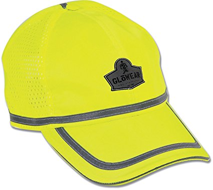 Ergodyne GloWear 8930 Class HeadWear® Hi-Vis Baseball Cap, Lime