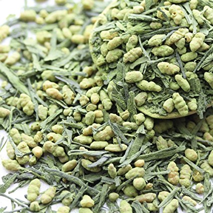 Tealyra - Gen Mai Matcha - Japanese Genmaicha Green Tea Blended with Matcha Powder - Loose Leaf Tea - Caffeine Medium - High Antioxidants - 110g (4-ounce)