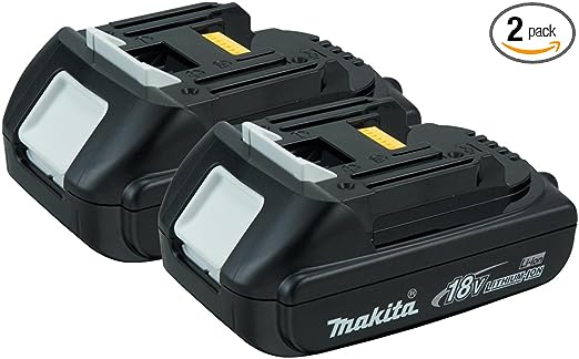 Makita BL1815-2 18-Volt 1-1/2 Ah Compact Lithium-Ion Battery, 2-Pack (Discontinued by Manufacturer)