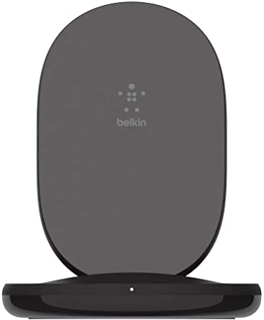 Belkin Boost Charge Wireless Charging Stand 15 W (Qi-Certified Fast Wireless Charger for iPhone, Samsung, Pixel, More) - Black