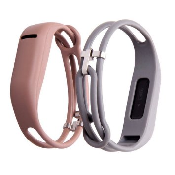 Nicpay Replacement Bands with Metal Clasps for Fitbit Flex Bracelet Sport Arm Band (No tracker, 2pcs Replacement Wristband Only)
