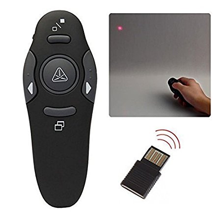 MLS® 2.4GHz Wireless USB PowerPoint Presenter PPT Remote Control Laser RF Pointer Pen Mouse Remote Control USB Flip Laser Pen
