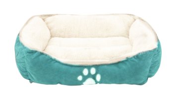 Sofantex Pet Line Medium Size Pet Beds Paw Print Blue