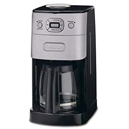 CUISINART DGB-625BC Grind-and-Brew 12-Cup Automatic Coffeemaker, Brushed Metal