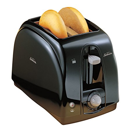 Sunbeam 3910-100 2-Slice Wide Slot Toaster, Black