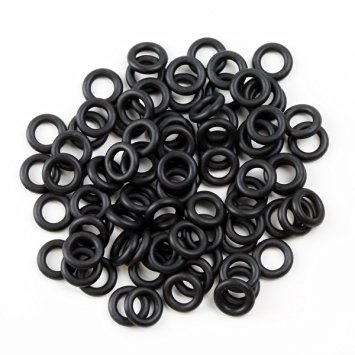 Max Keyboard Cherry MX Rubber O-Ring Switch Dampeners 50A - 0.4mm Reduction (130pcs)