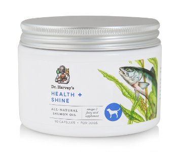 Dr Harveys 90 Count Health and Shine Oil Capsules for Dogs