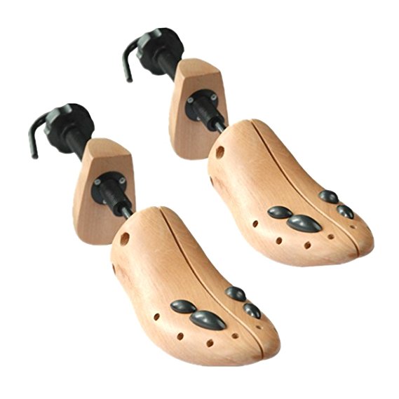 Cedar Wood Two Way Professional Shoes Stretcher For Men or Women Shoes (One Pair Large Size 9-13)