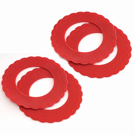 Norpro 3280 Silicone Mini Pie Pan Shields, Set of 4