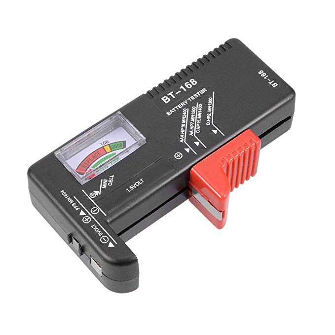 TOOGOO BT168 Universal Battery Checker Tester for AA AAA C D 9V 1.5V Button Cell Batteries