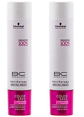 Schwarzkopf Bonacure Color Save Silver Shampoo 8.5oz Pack Of Two