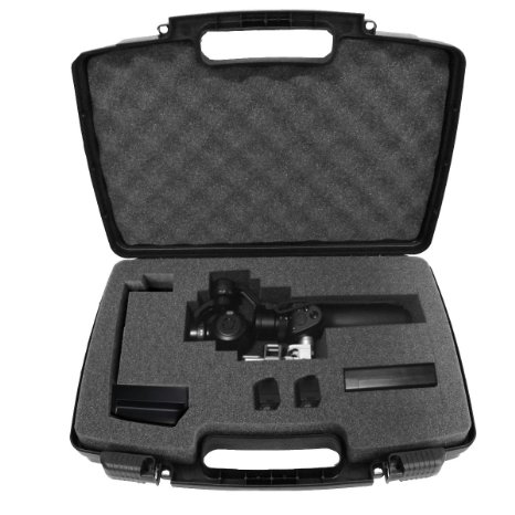 DROPBOX Protective Carrying Hard Case w/ Customizable Dense Foam for DJI Osmo Handheld Gimbal 4K Camera , Microphone , Battery , Remote , Adapter , Charger and Accessories