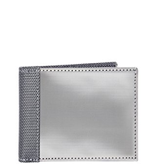 Stewart/Stand RFID Blocking Slim Minimalist Stainless Steel Secure Billfold Wallet with ID Window for Men