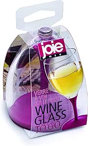 Joie Wine Glass To Go, Portable Wine Glass, Detachable Stem, BPA-free