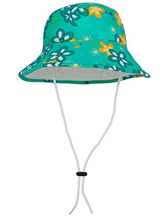 Tuga Girls Reversible Bucket Hats - UPF 50  Sun Protection Sun Hats