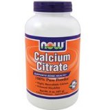 Now Foods Calcium Citrate Powder Supports Bone Health 8 oz 2 pack