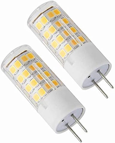 XIXIX GY6.35 LED Bulb 5 Watt 45Lm AC110V 120V, Halogen Bulb Equivalent 45W, G6.35/GY6.35 Base Warm Light 3000K (Pack of 2)