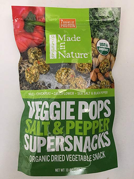 Made in Nature Organic Veggie Pops Supersnack 10 oz